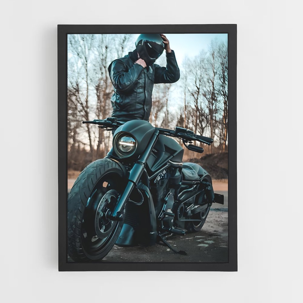 Poster magnifique Night rod – affiche Harley-Davidson (vue 2)